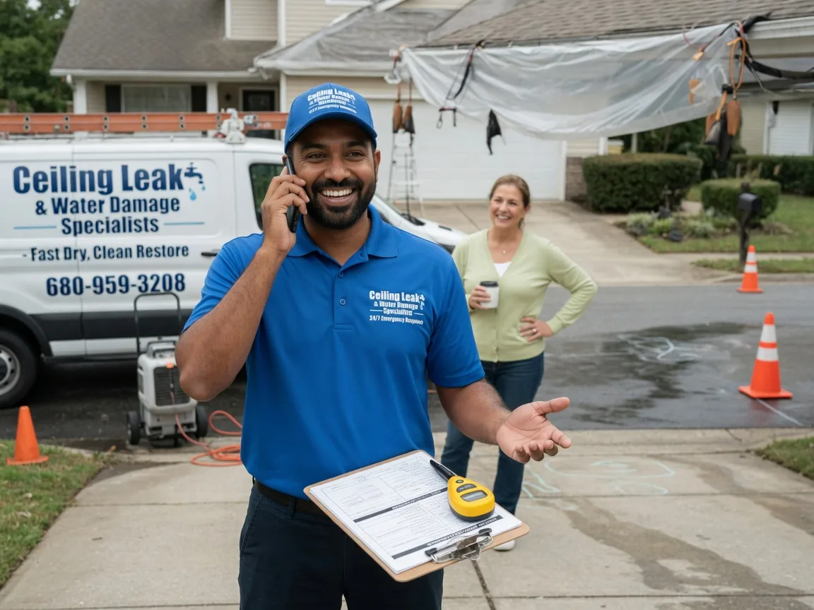 Ceiling Leak Cleanup Crane, MO FAQs